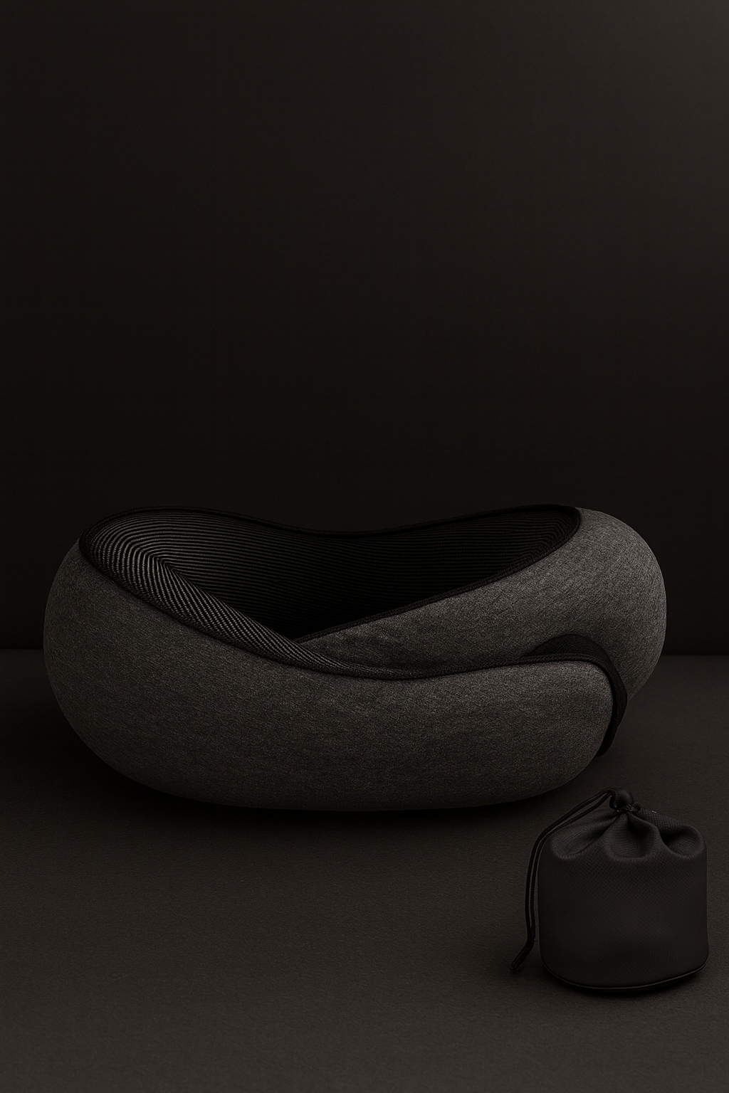 Memory Foam Travel Neck Pillow – U-Shaped Snail Design Neck Support, Portable Adjustable Soft Pillow for Travel & Nap